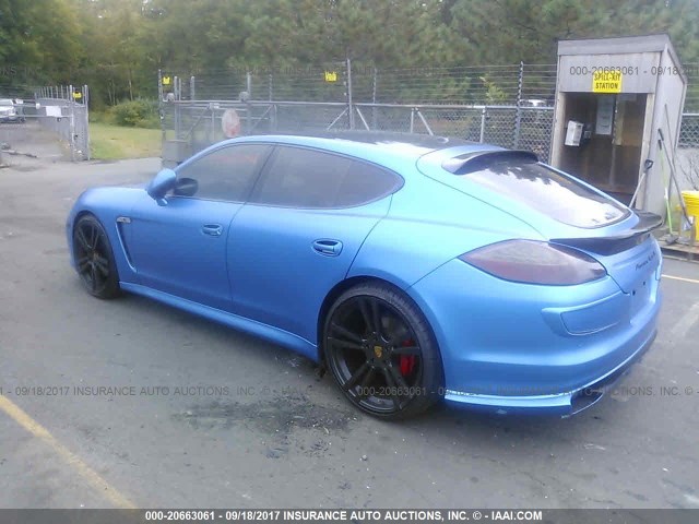 WP0AA2A73BL013822 - 2011 PORSCHE PANAMERA 2/4 BLUE photo 3