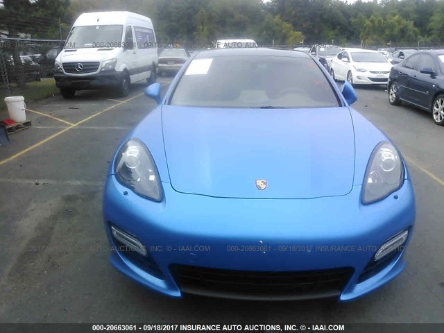 WP0AA2A73BL013822 - 2011 PORSCHE PANAMERA 2/4 BLUE photo 6