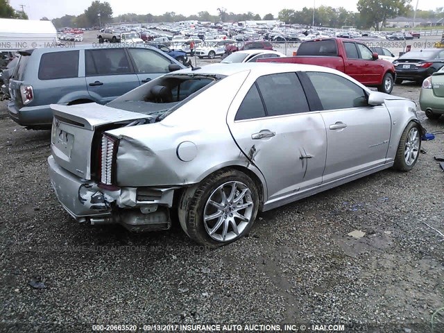 1G6DX67DX60184903 - 2006 CADILLAC STS-V SILVER photo 4