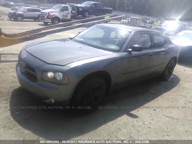 2B3AA4CT3AH188882 - 2010 DODGE CHARGER GRAY photo 2