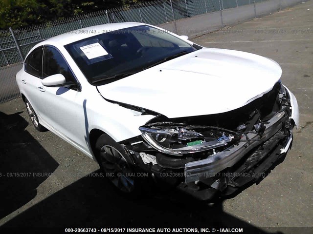 1C3CCCCB1FN544770 - 2015 CHRYSLER 200 C WHITE photo 1