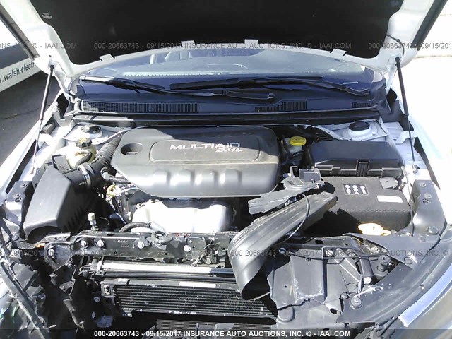 1C3CCCCB1FN544770 - 2015 CHRYSLER 200 C WHITE photo 10