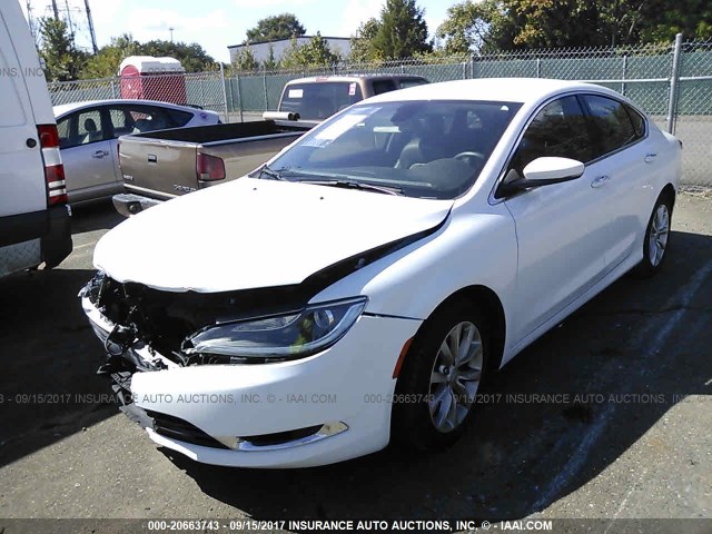 1C3CCCCB1FN544770 - 2015 CHRYSLER 200 C WHITE photo 2