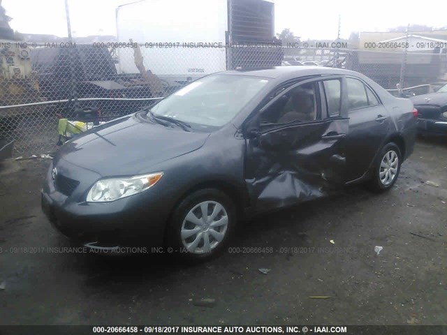 JTDBL40E99J046002 - 2009 TOYOTA COROLLA LE/XLE GRAY photo 2