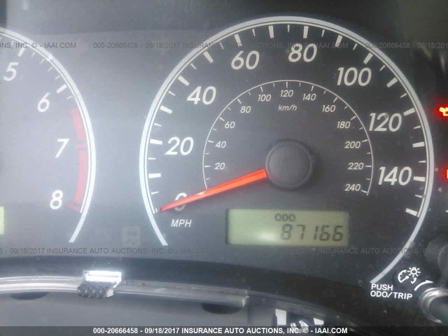 JTDBL40E99J046002 - 2009 TOYOTA COROLLA LE/XLE GRAY photo 7