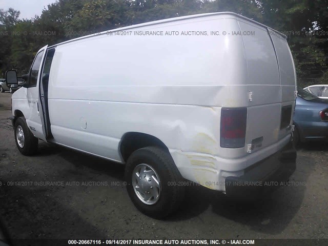 1FTNE2EL4CDA19833 - 2012 FORD ECONOLINE E250 VAN WHITE photo 3