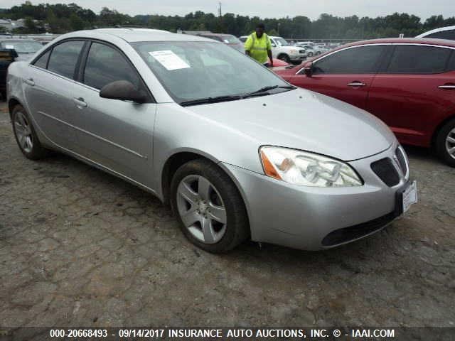 1G2ZG58B174163883 - 2007 PONTIAC G6 SE SILVER photo 1