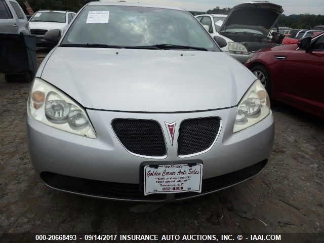 1G2ZG58B174163883 - 2007 PONTIAC G6 SE SILVER photo 6