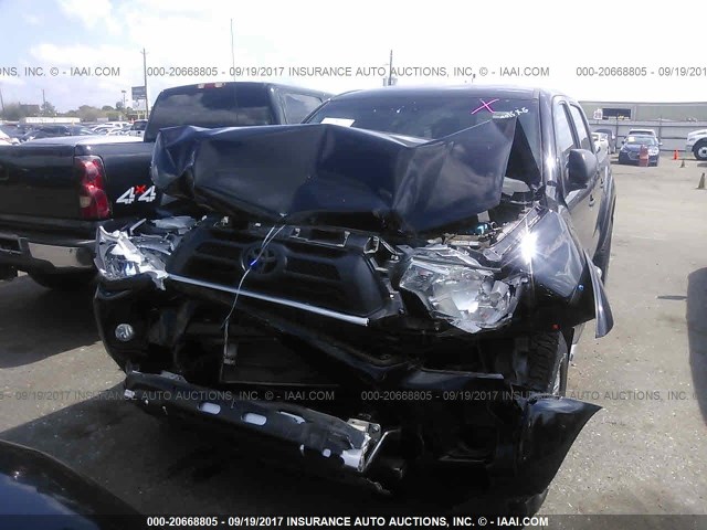5TFJU4GN6FX075349 - 2015 TOYOTA TACOMA DOUBLE CAB PRERUNNER BLACK photo 2