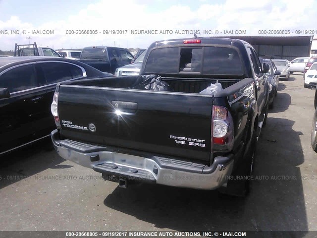 5TFJU4GN6FX075349 - 2015 TOYOTA TACOMA DOUBLE CAB PRERUNNER BLACK photo 4