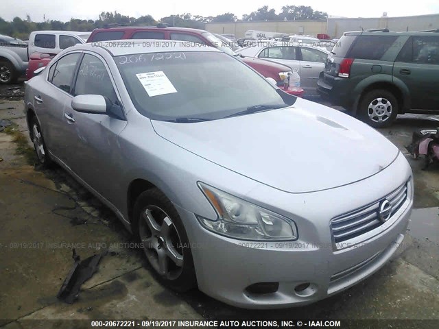 1N4AA5AP4CC803865 - 2012 NISSAN MAXIMA S/SV SILVER photo 1