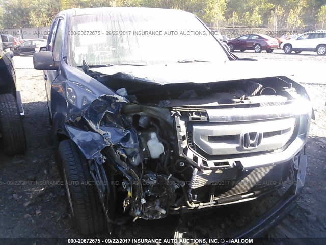 5FNYF48249B047898 - 2009 HONDA PILOT LX BLUE photo 6