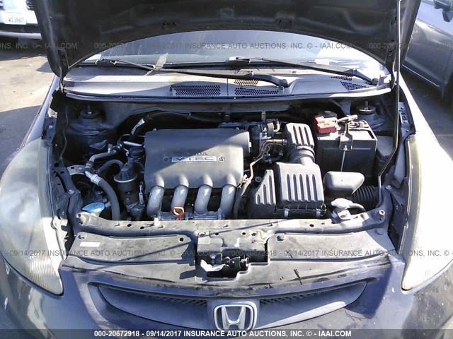 JHMGD38667S006959 - 2007 HONDA FIT S 黑色 照片 10