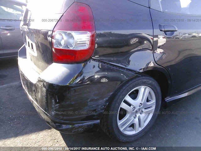 JHMGD38667S006959 - 2007 HONDA FIT S 黑色 照片 6