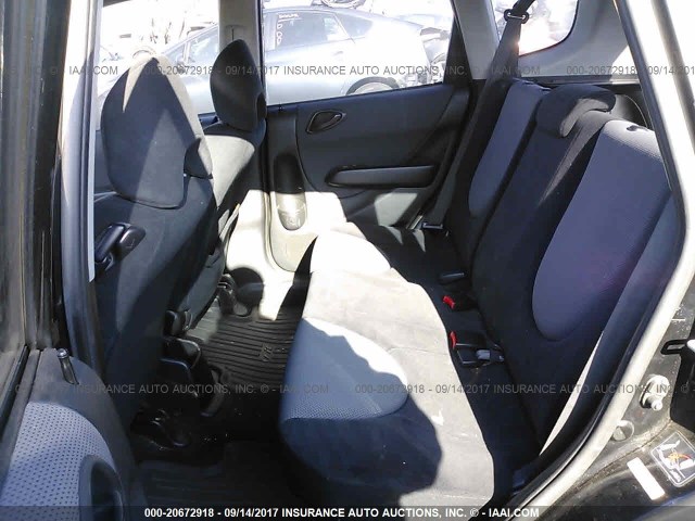 JHMGD38667S006959 - 2007 HONDA FIT S 黑色 照片 8