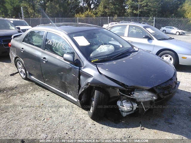 5YFBU4EE6CP063865 - 2012 TOYOTA COROLLA S/LE GRAY photo 6