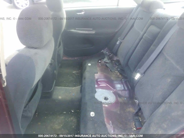 4T1BE32K34U303164 - 2004 TOYOTA CAMRY LE/XLE/SE მუქწითელი ფოტო 8