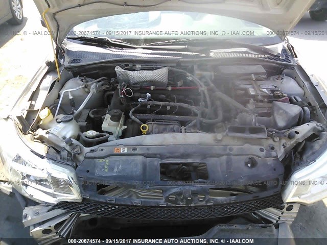 1FAHP35N18W218676 - 2008 FORD FOCUS SE/SEL/SES SILVER photo 10