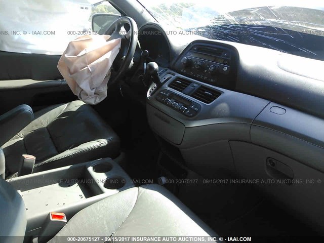 5FNRL3H7XAB042891 - 2010 HONDA ODYSSEY EXL ვერცხლისფერი ფოტო 5