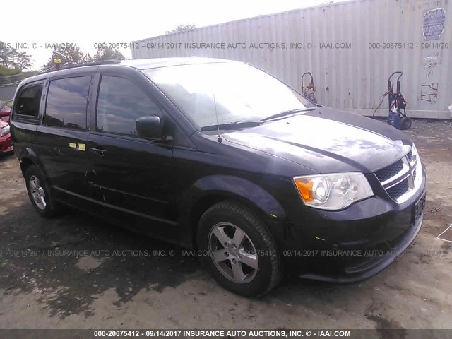 2D4RN3DG7BR646231 - 2011 DODGE GRAND CARAVAN MAINSTREET Dark Blue photo 1