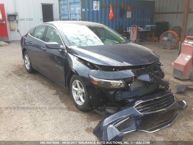 1G1ZB5ST2HF132801 - 2017 CHEVROLET MALIBU LS ლურჯი ფოტო 1