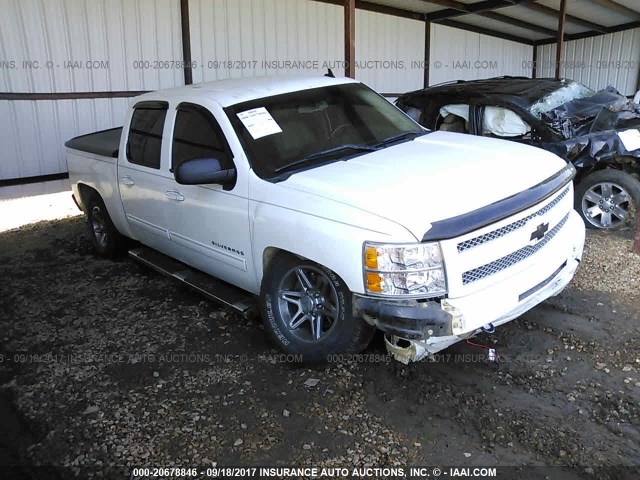 3GCRKSE34AG198398 - 2010 CHEVROLET SILVERADO K1500 LT WHITE photo 1