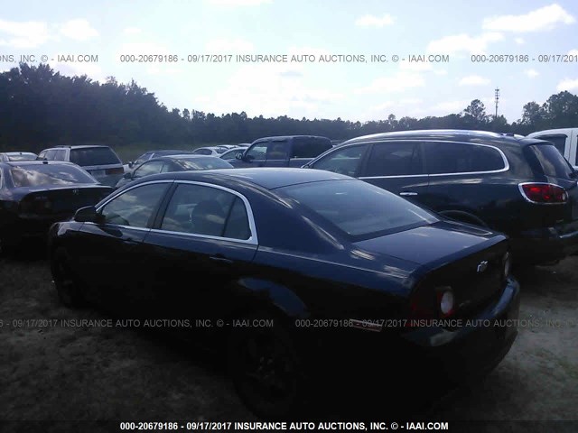 1G1ZA5EU5CF324004 - 2012 CHEVROLET MALIBU LS მუქი ლურჯი ფოტო 3