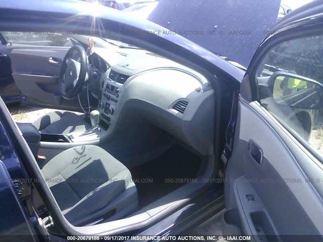 1G1ZA5EU5CF324004 - 2012 CHEVROLET MALIBU LS მუქი ლურჯი ფოტო 5