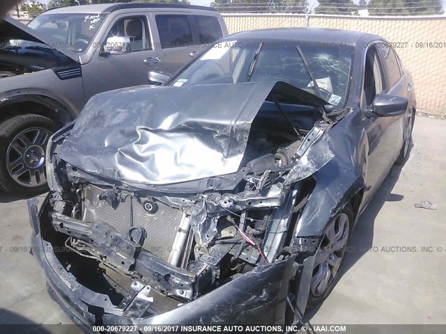 1HGCP36859A009616 - 2009 HONDA ACCORD EXL GRAY photo 2