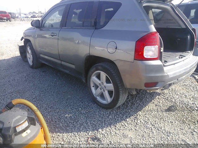 1C4NJCCB2DD191548 - 2013 JEEP COMPASS LIMITED GRAY photo 3