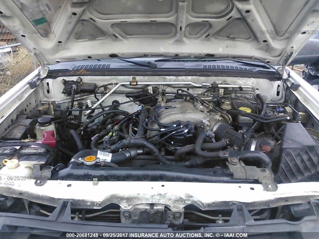 5N1ED28Y73C630337 - 2003 NISSAN XTERRA XE/SE WHITE photo 10