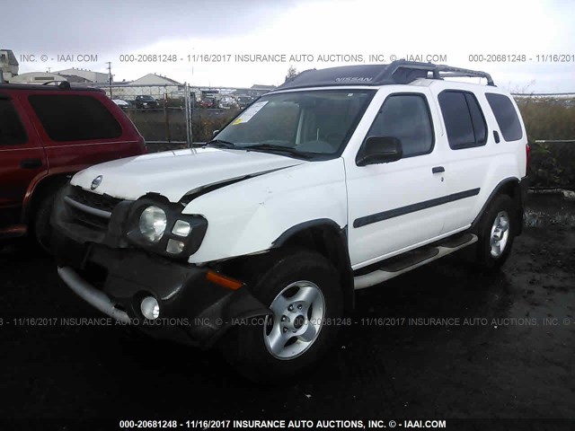 5N1ED28Y73C630337 - 2003 NISSAN XTERRA XE/SE WHITE photo 2