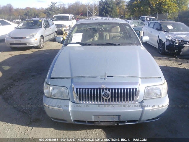 2MEFM74V57X617403 - 2007 MERCURY GRAND MARQUIS GS Light Blue photo 6