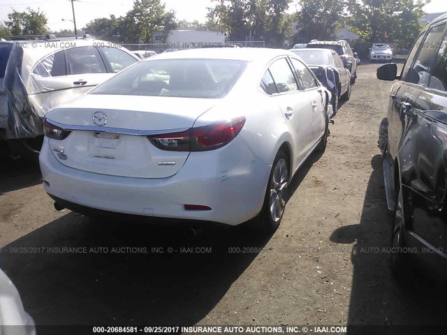 JM1GJ1V68E1147473 - 2014 MAZDA 6 TOURING WHITE photo 4