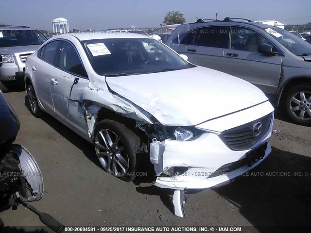 JM1GJ1V68E1147473 - 2014 MAZDA 6 TOURING WHITE photo 6