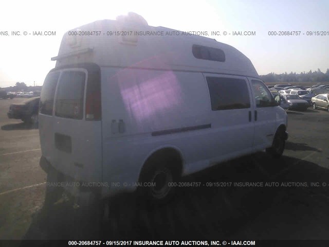 1GTHG39R611199133 - 2001 GMC SAVANA G3500 WHITE photo 4