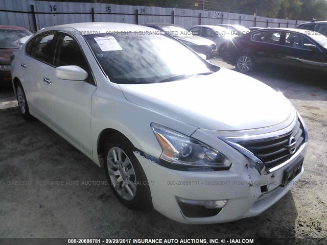 1N4AL3AP6FN319462 - 2015 NISSAN ALTIMA 2.5/S/SV/SL WHITE photo 1