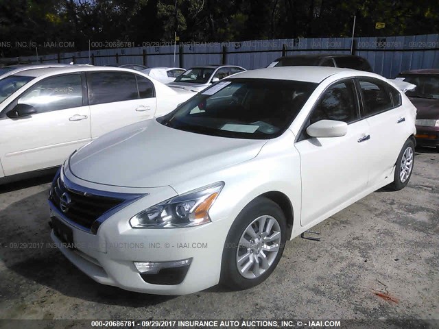 1N4AL3AP6FN319462 - 2015 NISSAN ALTIMA 2.5/S/SV/SL WHITE photo 2