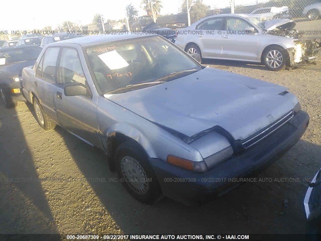 JHMCA5628HC077952 - 1987 HONDA ACCORD DX BLUE photo 1