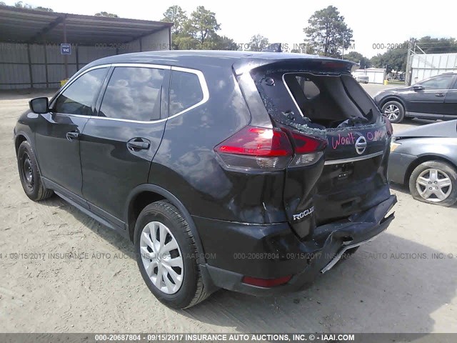 5N1AT2MTXHC773530 - 2017 NISSAN ROGUE S/SL BLACK photo 3