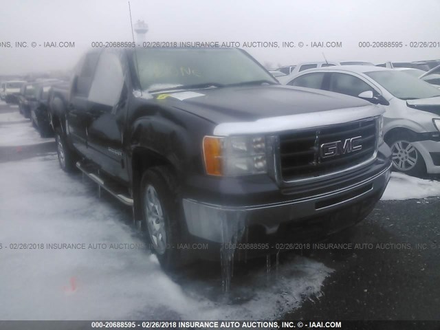 3GTP2VE39BG282923 - 2011 GMC SIERRA K1500 SLE BLACK photo 1