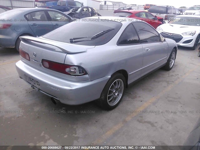 JH4DC43661S005949 - 2001 ACURA INTEGRA GS SILVER photo 4