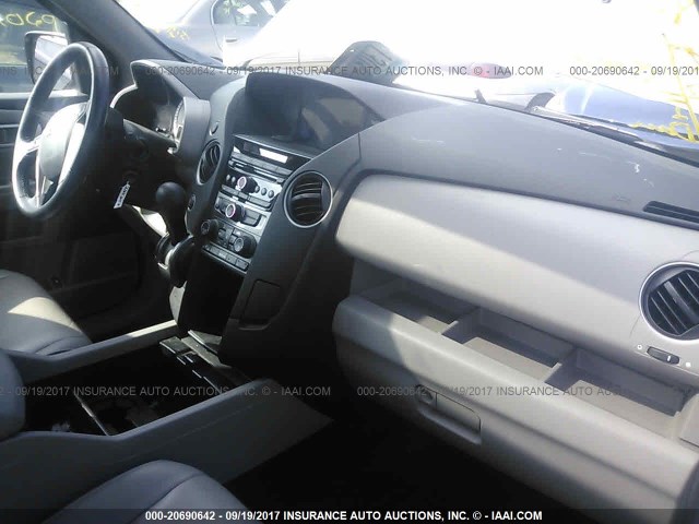 5FNYF4H51FB015397 - 2015 HONDA PILOT EXL GRAY photo 5