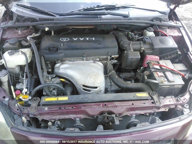 JTKDE177750041415 - 2005 TOYOTA SCION TC 栗色 照片 10