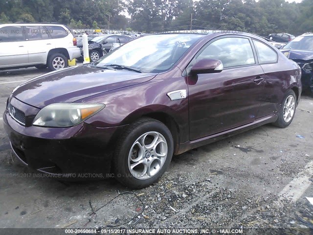 JTKDE177750041415 - 2005 TOYOTA SCION TC 栗色 照片 2