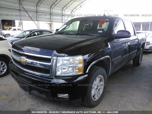 3GCEK33399G144629 - 2009 CHEVROLET SILVERADO K1500 LTZ BLACK photo 2