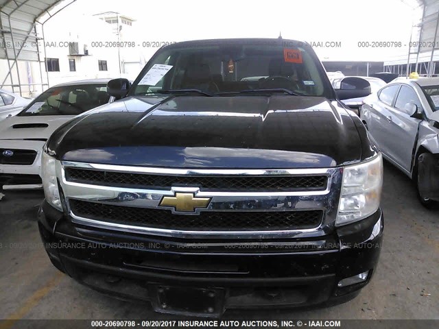 3GCEK33399G144629 - 2009 CHEVROLET SILVERADO K1500 LTZ BLACK photo 6