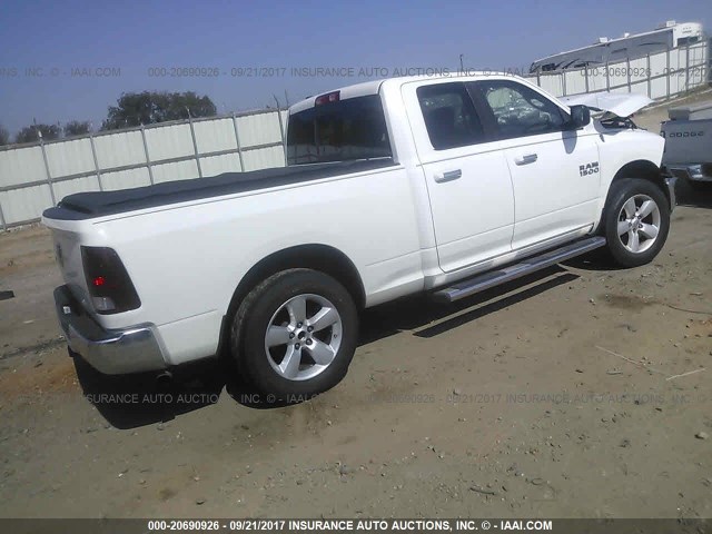 1C6RR6GP0DS640584 - 2013 RAM 1500 SLT WHITE photo 4