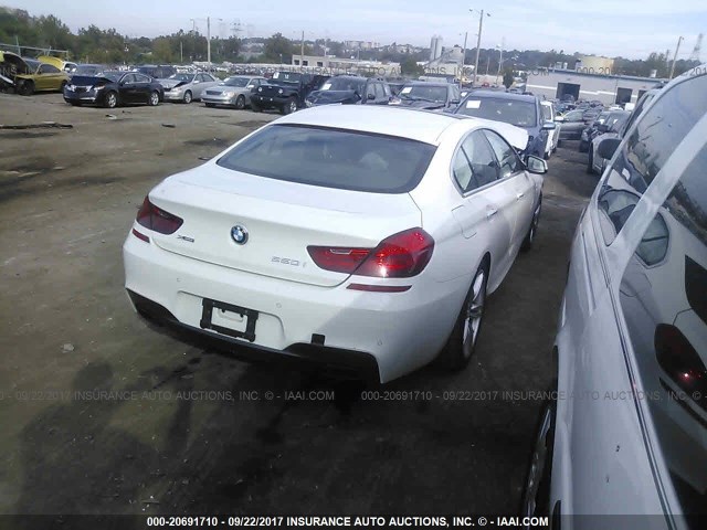 WBA6B4C57DD098779 - 2013 BMW 650 XI თეთრი ფოტო 4