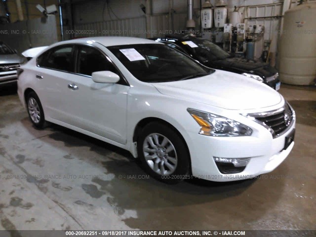 1N4AL3AP9EN384921 - 2014 NISSAN ALTIMA 2.5/S/SV/SL WHITE photo 1